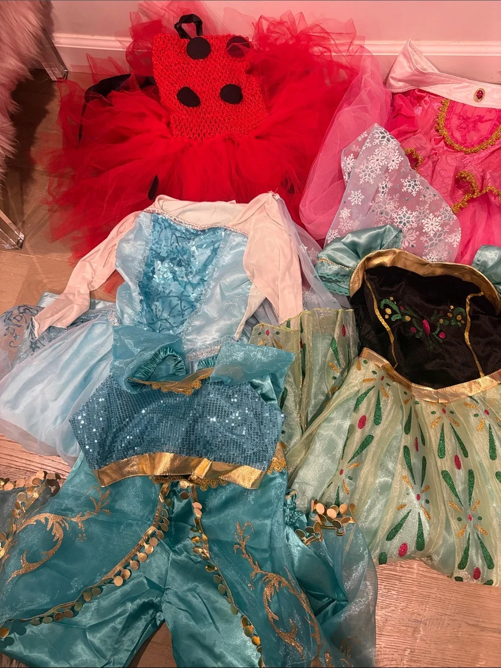 Lot Assorted Girls' Princess and Tutu Costume Lot - Multi-Color